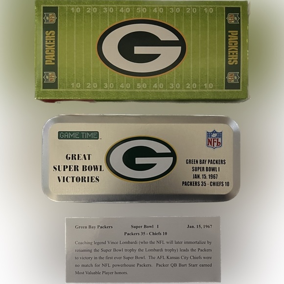 Game Time Accessories Green Bay Packers Game Time Commemorative